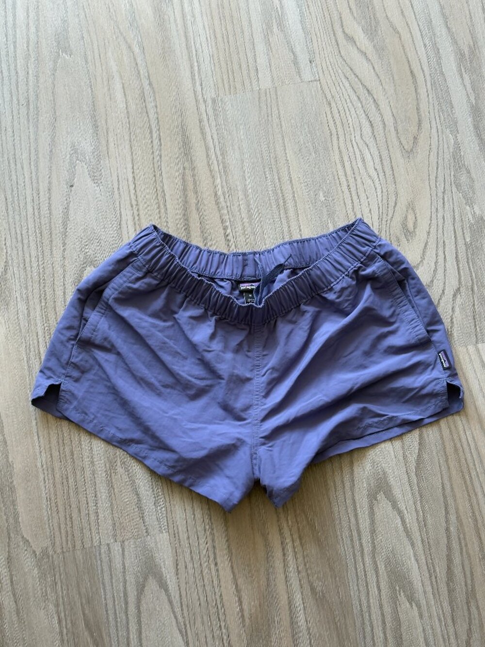 Women's Patagonia Baggies Shorts, Size Medium, Blue
